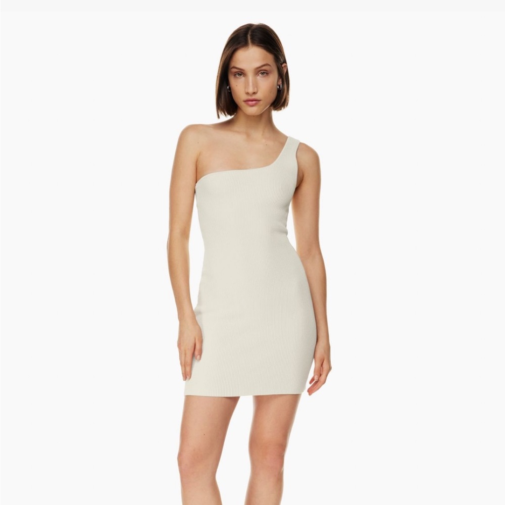 Sculpt Knit One-Shoulder Dress